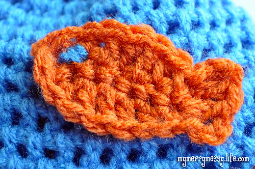 Baby Boy Sun Hat with Goldfish photo 2