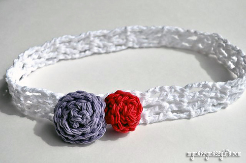 V-Stitch Headband & Rosette photo 3