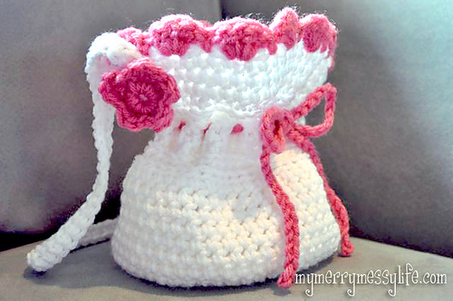Little Girl Purse with Flowers photo 1