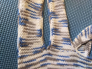 Crocheted edge on straps