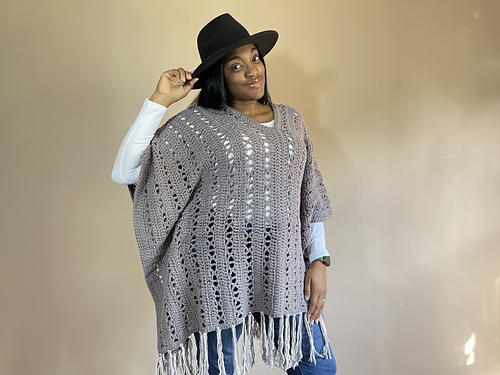 Ravelry: Xcapade Poncho pattern by Creations By Courtney