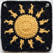 Sunlight Granny Square pattern