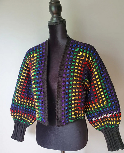 The Block Stitch Cardigan photo 5