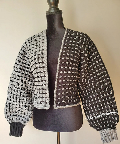 The Block Stitch Cardigan photo 4