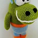 Happy Crocodile pattern 