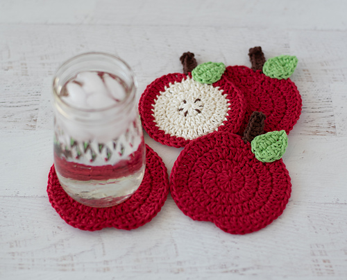 Cider Mill Apple Coasters