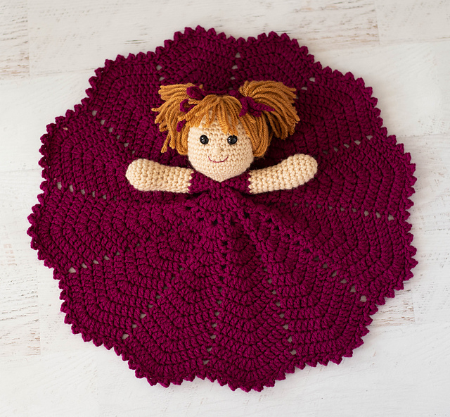 Ravelry Emily a Princess Lovey Doll pattern by Crochet 365 Knit Too