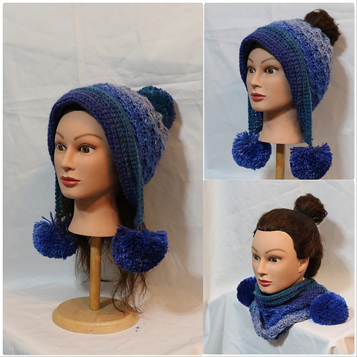 Ravelry Frozen Snow Hat Warmer 4 Convertible and Original pattern by