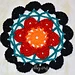 Colorful doily pattern 