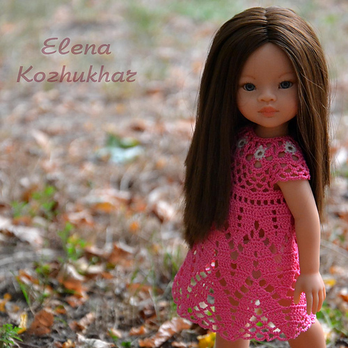 Flamingo crochet dress photo 4