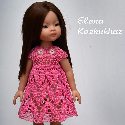 Flamingo crochet dress photo 1