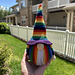 Rainbow Pride Crochet Gnome pattern