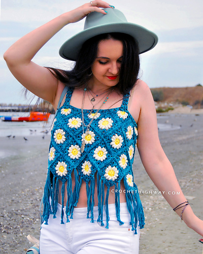 Ravelry: Daisy Festival Top pattern by Ana-Maria