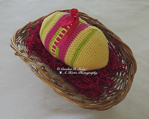 Ravelry: Easter Egg Gift Basket pattern by Crochet It Baby