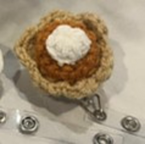 Pumpkin Pie badge pull cover