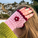 Blossom Scalloped Fingerless Gloves pattern