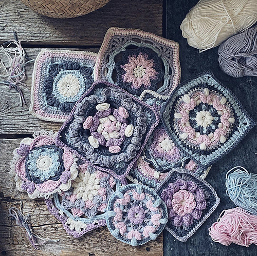 Ravelry: A Little Something Square pattern by Therese Eghult