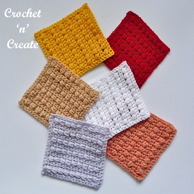 Leaning Puff Blanket Square