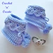 Baby Posh Booties pattern 