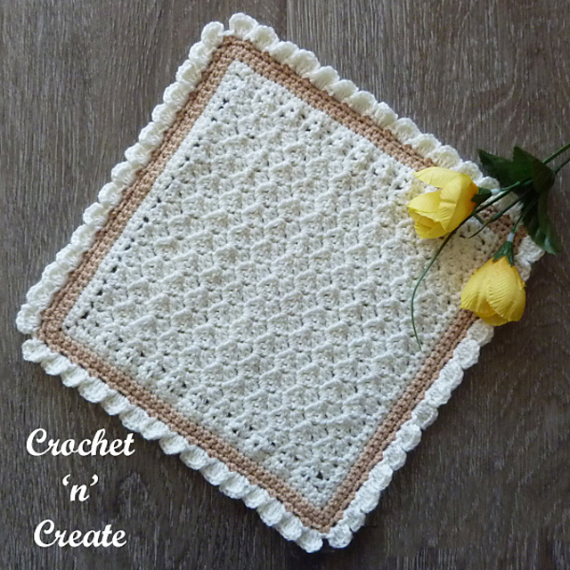 Hatch Square Doily