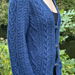 Raglan cable cardigan pattern 