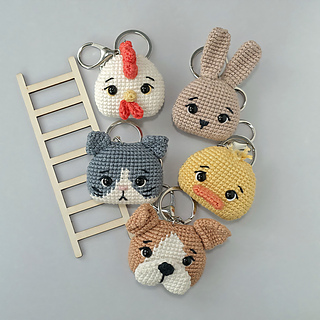 Ravelry: Farm Animals Set 2 pattern by CROXART CROCHET