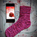 Berry Deadly Socks pattern 