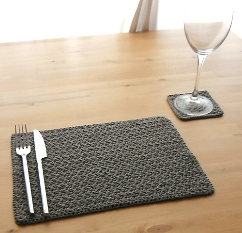 Grit stitch placemat 다른 모습 2
