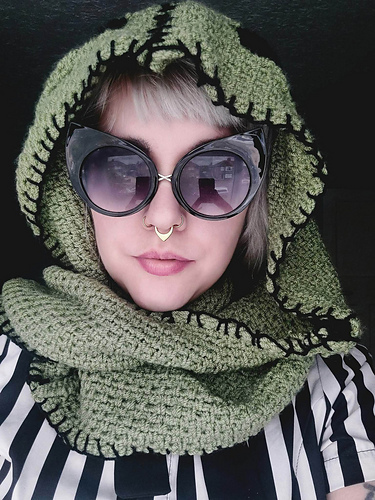 Oogie Boogie Hooded Scarf