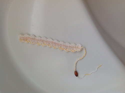 Crocheted Shell Bookmark photo 7