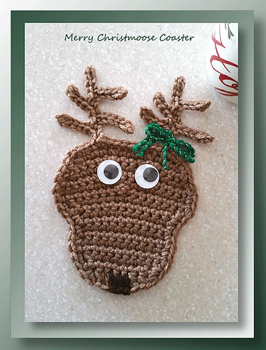 Merry Christmoose Coaster photo 2
