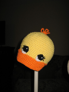 crochet duck cap