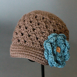 Chloe Crochet Newsboy Cap