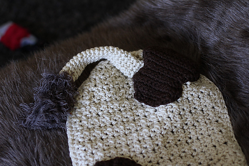 Crochet Cow Hat and Blanket