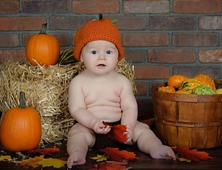 Crochet Pumpkin Hat