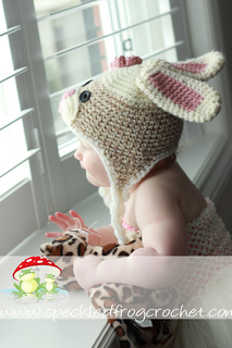 crochet sock bunny hat