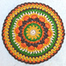Autumn Flower Mandala pattern 