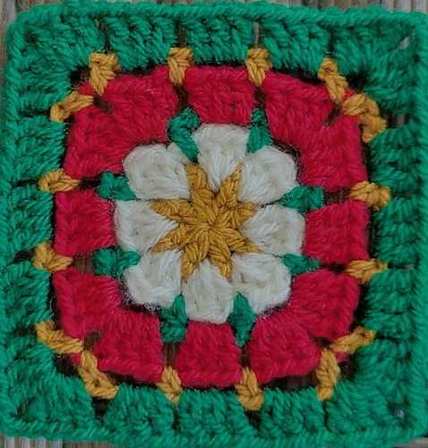 Star Flower Granny Square photo 2