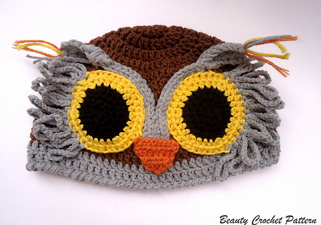 Owl Hat pattern by Beauty Crochet Pattern
