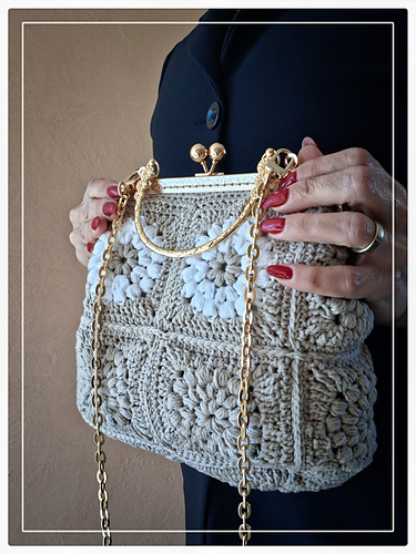 Sunburst Flower Clutch