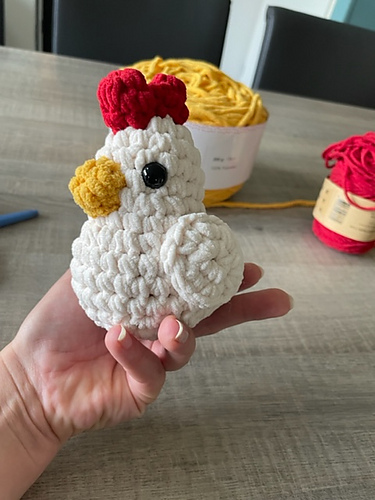 Chicken Amigurumi keychain photo 6