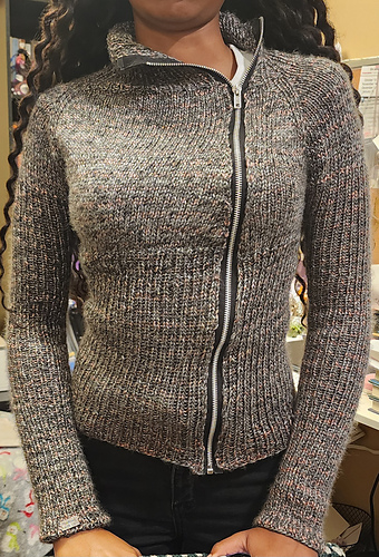 Ravelry: Asymmetrical Zipper Sweater pattern by D. Morris