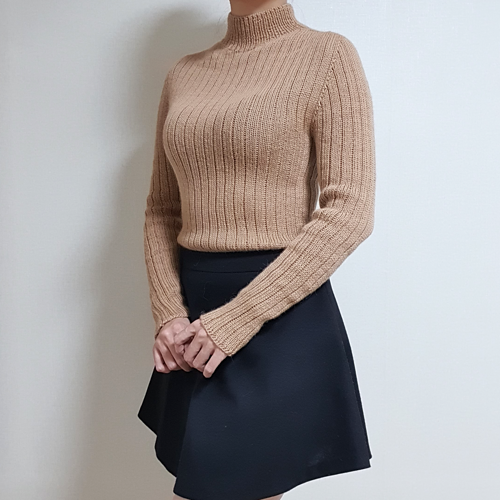 Sløv/Tåkete Turtleneck Genser - Jang Yi