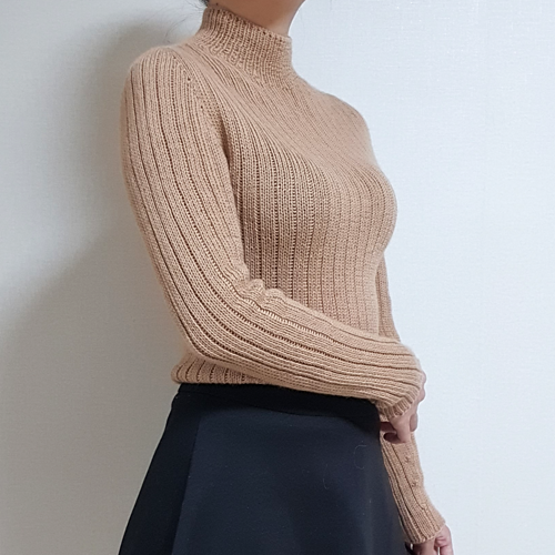 Sløv/Tåkete Turtleneck Genser - Jang Yi