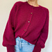 Grace Cardigan crew neck pattern