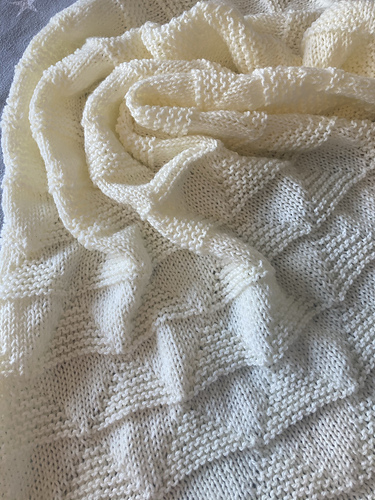Lille fjell Babypledd - Daisy Gray Knits