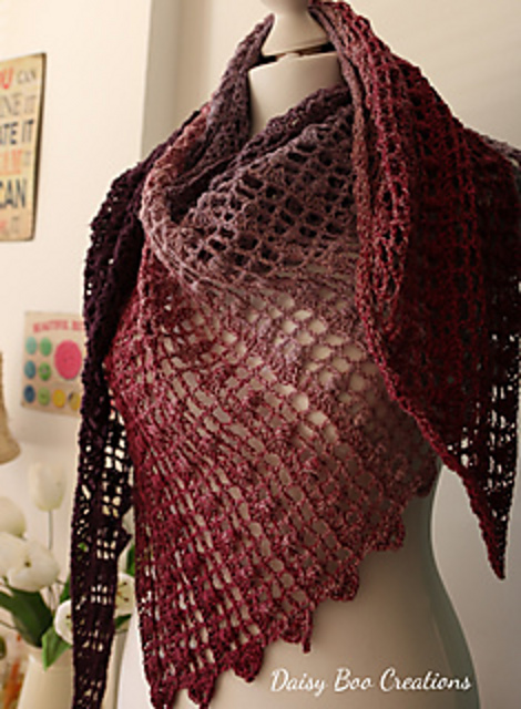 Tae a Thistle Shawl