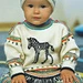 12905 Zebraføll Baby Set pattern 