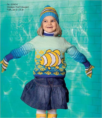 Fiskegenser nr 209-04 Dales Akvarium - Dale Garn