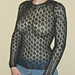 Narrow Sweater with Eyelets pattern 